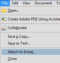 attach pdf to email